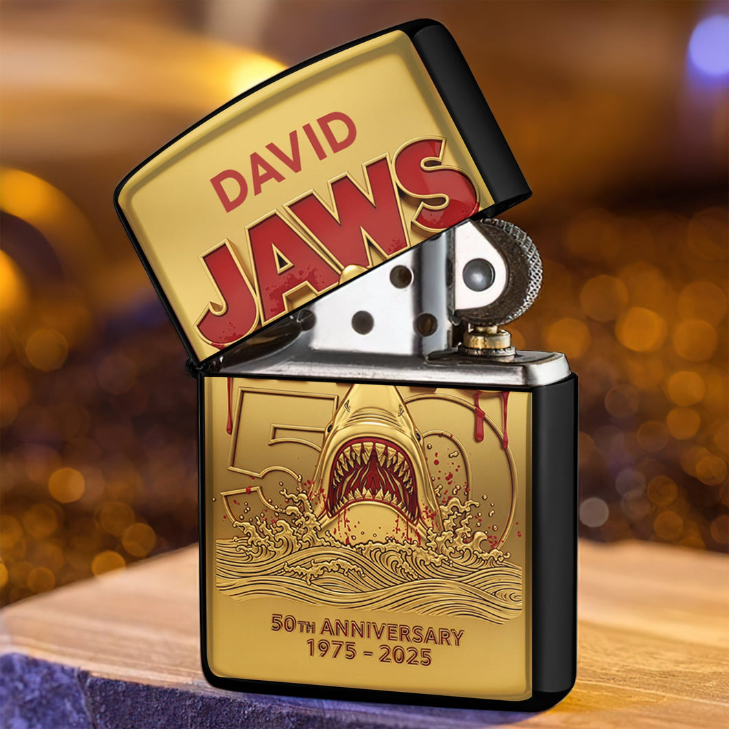50th Anniversary 'Get Hooked on Nostalgia' Lighter - Personalized Gift for Movie Fans Lighter PopCulturePrints