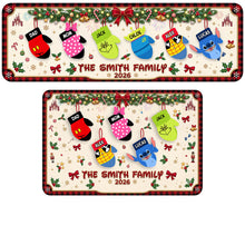 Load image into Gallery viewer, Christmas Glove Family Runner Rug - Personalized Gifts For Family Runner Rug 02NADT260826 Doormat PopCulturePrints
