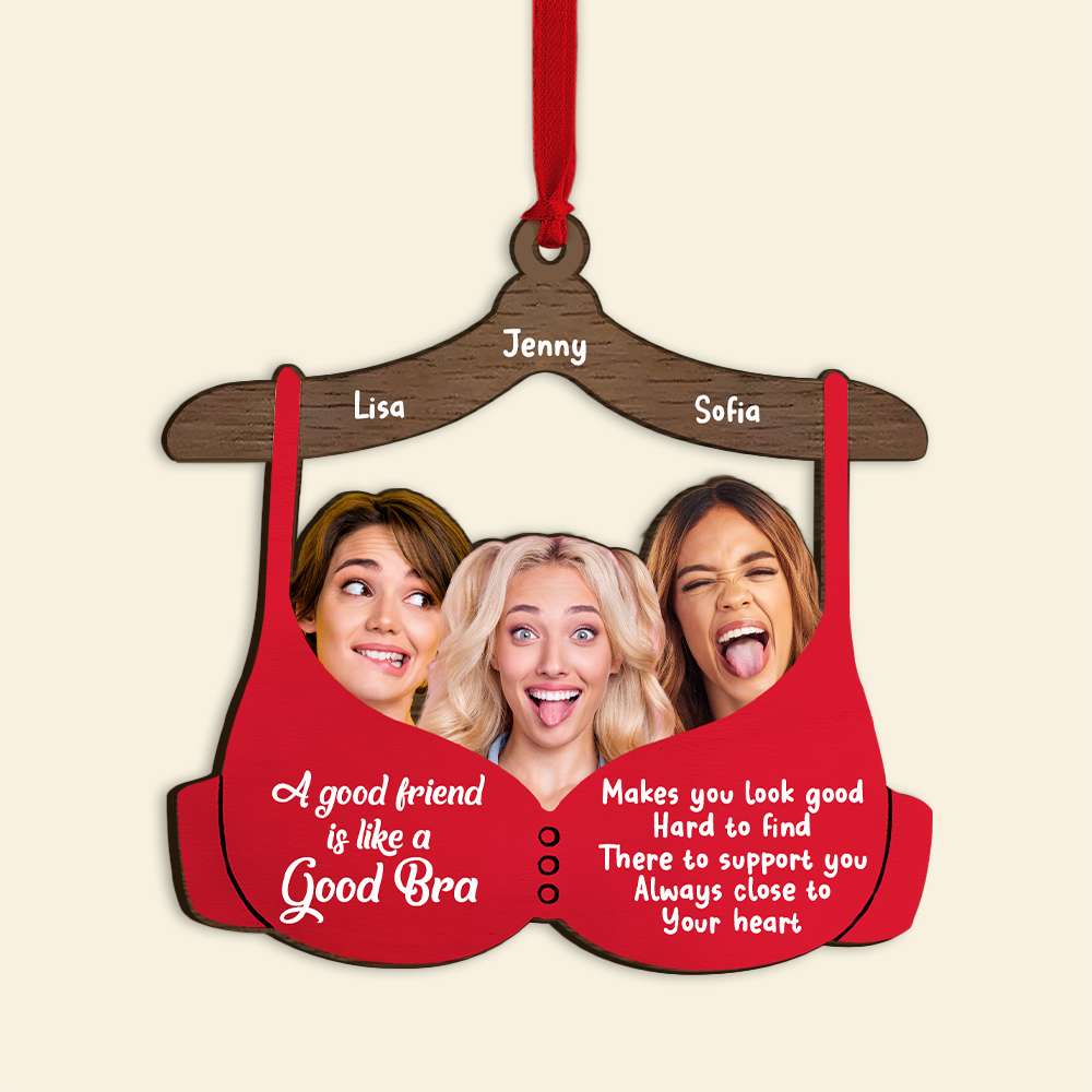 Personalized Funny Friends Wood Ornament - Christmas Gift Idea Ornament PopCulturePrints