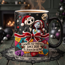 Load image into Gallery viewer, Christmas Gothic Couple Magic Ceramic Coffee Mug - Personalized Gifts 01pata180926 Coffee Mug PopCulturePrints

