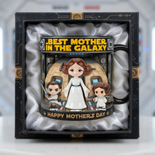 Load image into Gallery viewer, Best Mother in the Galaxy - Personalized Starlight Mom Magic Coffee Mug Coffee Mug PopCulturePrints
