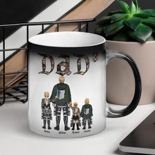 Load image into Gallery viewer, Personalized &#39;Dad&#39; Magic Mug with Pop Culture Theme Coffee Mug PopCulturePrints
