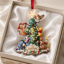 Load image into Gallery viewer, Celebrate Christmas with Tree Forest Friends - Personalized Family Ornament
