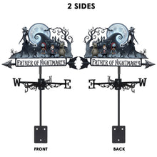 Load image into Gallery viewer, "Bring the Spooky Spirit Home!" - Personalized Spooky Father and Kids Metal Weather Vane - Unique Gift for Dad, Grandpa, and More Metal Signs PopCulturePrints
