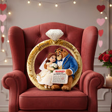 Load image into Gallery viewer, Forever Together - Personalized Couple Pillow Pillow PopCulturePrints
