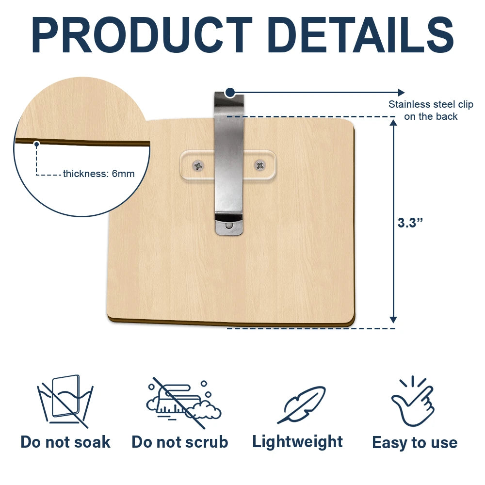 Proud Dog Dad - Personalized Custom Shaped Car Visor Clip Car Visor Clip PopCulturePrints