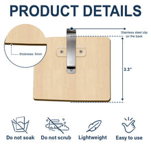 Load image into Gallery viewer, Drive Safe! We're Waiting At The Door - Personalized Car Visor Clip Car Visor Clip PopCulturePrints
