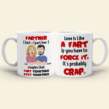 Load image into Gallery viewer, Humorous Couples Personalized Mug Set - Unique Valentine’s Day Gifts Coffee Mug PopCulturePrints
