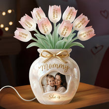 Load image into Gallery viewer, "Mommy, She Is Beautiful" - Personalized Acrylic Light Box - Gifts for Mom, Grandma, and All Special Women Light Box PopCulturePrints
