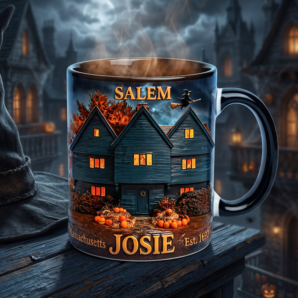 The Witch House Accent Mug - Personalized Gifts 04huta220826 Coffee Mug PopCulturePrints