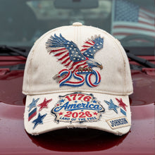 Load image into Gallery viewer, Vintage American Eagle Proud Classic Cap - Personalized Gifts For Patriots 02QHQN030626 Caps PopCulturePrints
