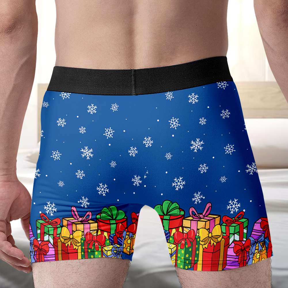 Custom Cartoon Men's Boxers - Funny Christmas Gift & Valentine's Day Gifts Boxer Briefs PopCulturePrints