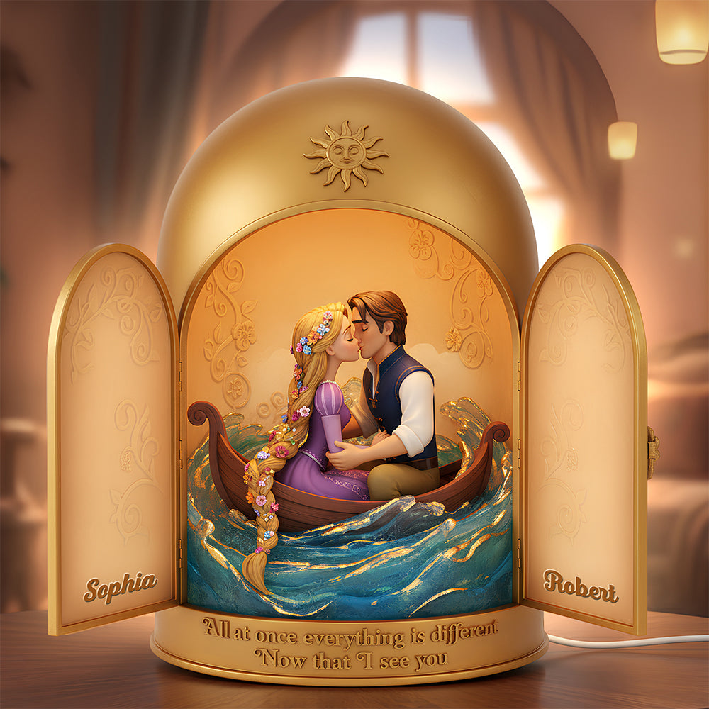 Fairytale Love Light Box - Personalized Gift for Couples Light Box PopCulturePrints