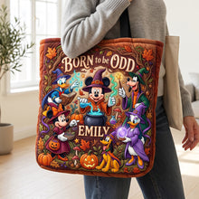 Load image into Gallery viewer, “Born To Be Odd” – Personalized Tote Bag for Witch Lovers
