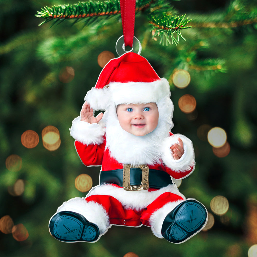 Funny Custom Face For Kids 03hutn260824 Personalized Christmas Ornament Ornament PopCulturePrints