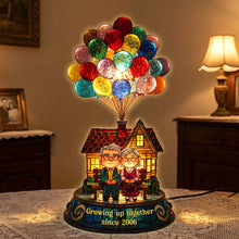 Load image into Gallery viewer, Growing Old Together: A Personalized Light Box for Couples Light Box PopCulturePrints
