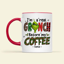 Load image into Gallery viewer, Personalized Grumpy Before Coffee Mug - Christmas Gift for Coffee Lovers
