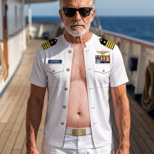 Load image into Gallery viewer, “Proudly Serve with Style” – Personalized Sea Service Military Shirt – Custom Gifts for Veterans and Military Enthusiasts AOP Products PopCulturePrints

