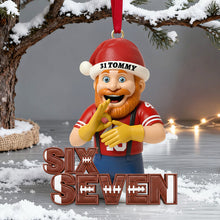 Load image into Gallery viewer, "Celebrate Game Day with Style" - Personalized Game Day Christmas Ornament - Perfect Gift for Sports Fans, Friends, and Family Ornament PopCulturePrints
