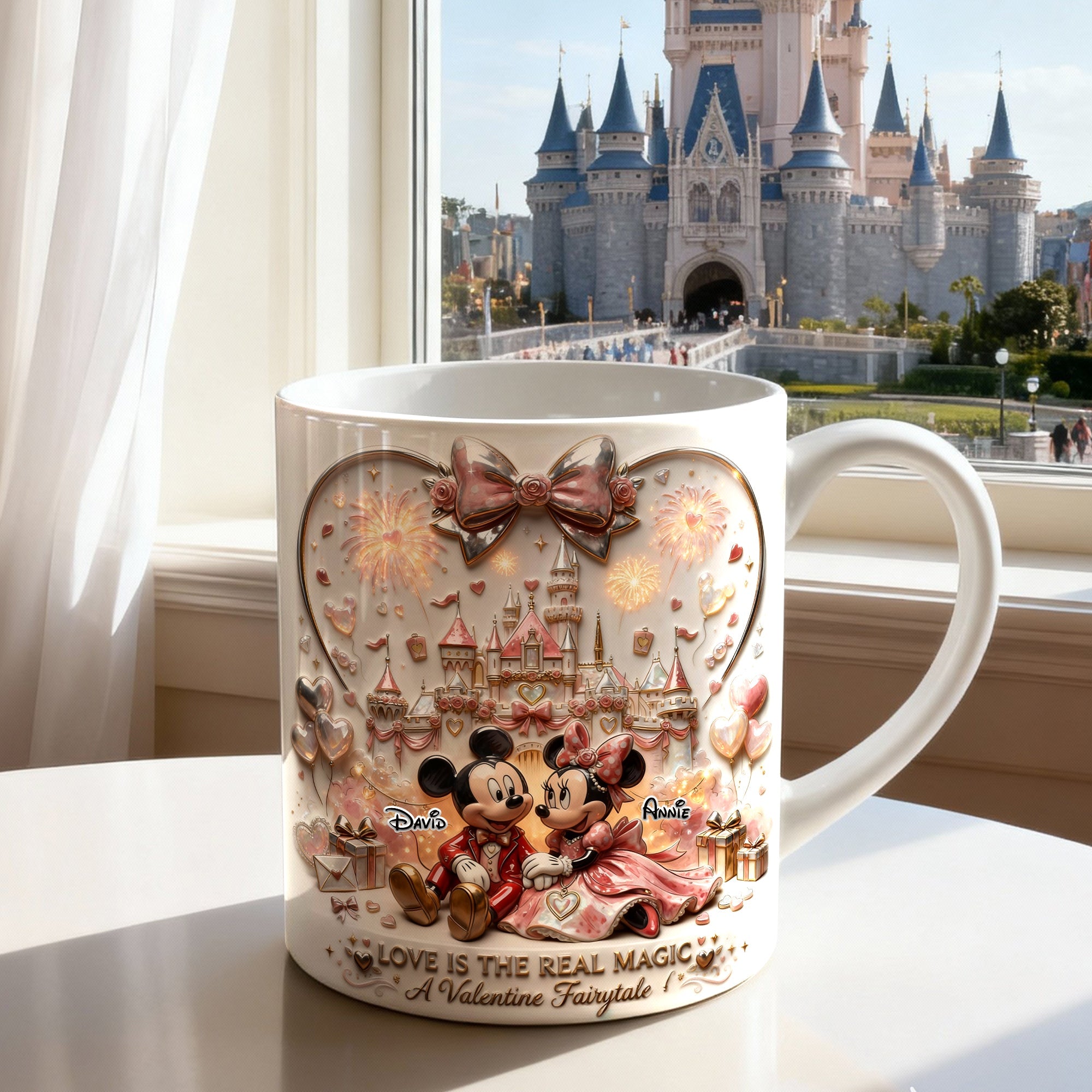 Love Is The Real Magic - Magnificent Love Coffee Mug, Personalized Gift for Couples Coffee Mug PopCulturePrints