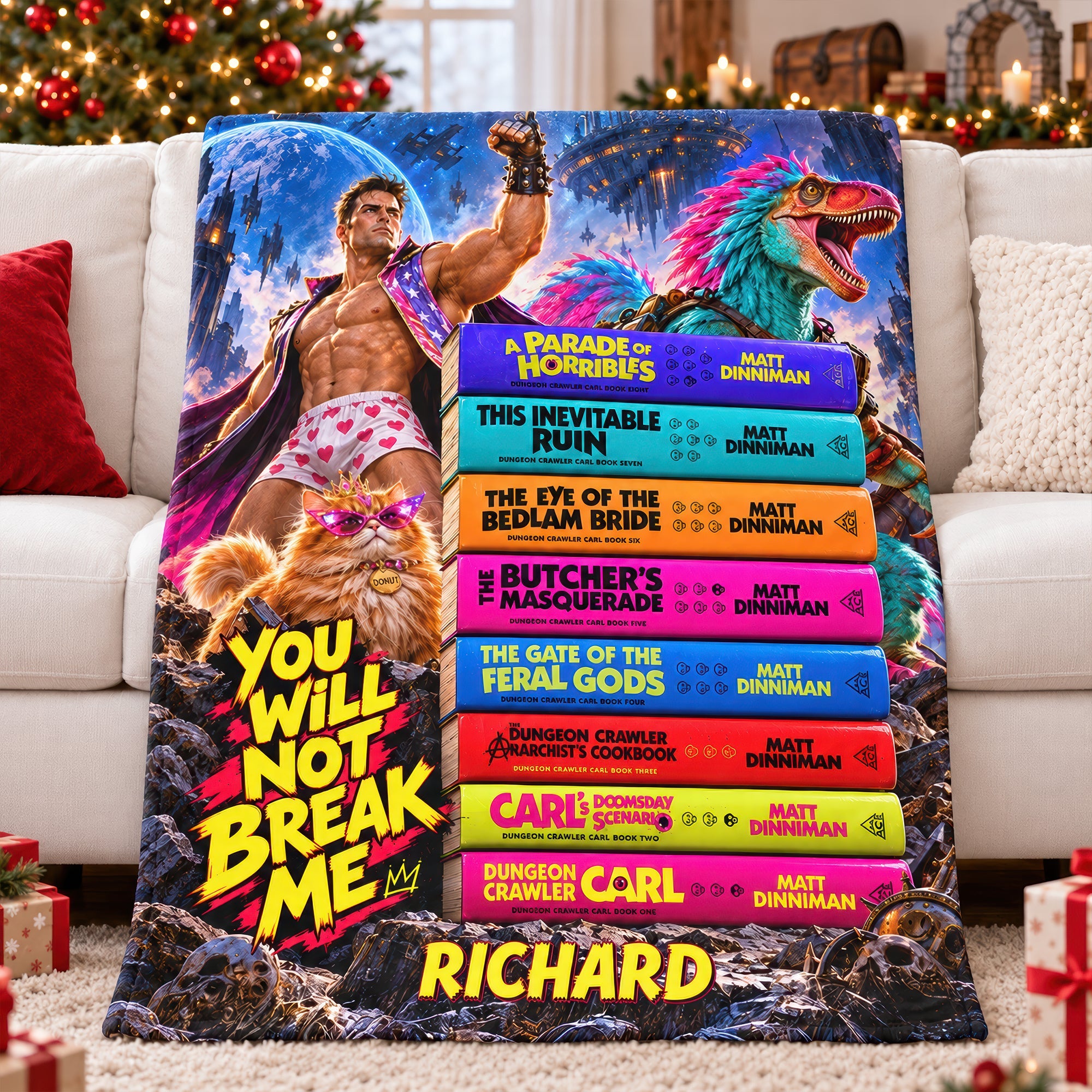 You Will Not Break Me - Legendary Quest Personalized Blanket for Fantasy Lovers