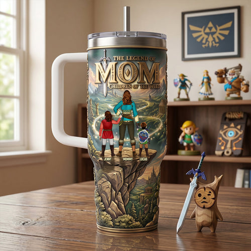 “The Legend of Mom” - Personalized Tumbler for Mom, Grandma, and More! Tumbler Cup PopCulturePrints