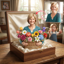 Load image into Gallery viewer, “Grandma's Garden Where Love Grows” - Custom Acrylic Plaque Gift for Mom, Grandma and Loved Ones Shaped Plaques PopCulturePrints

