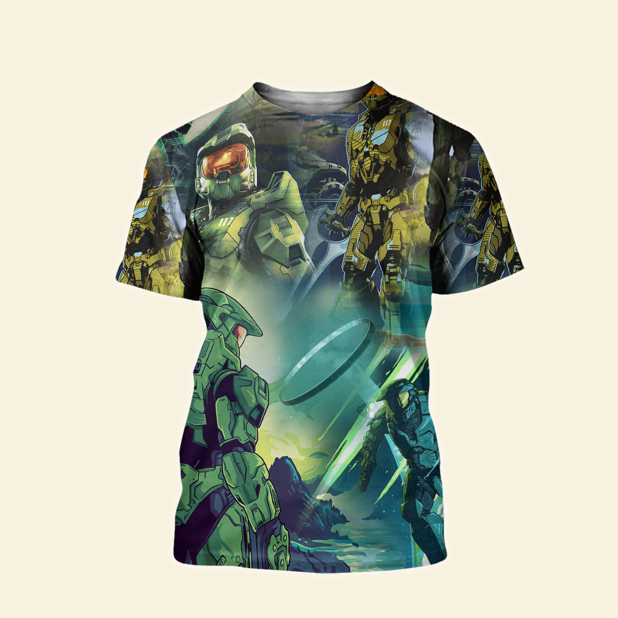 Galactic Warrior Hawaiian 3D Shirt