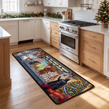Load image into Gallery viewer, “May the Force Be Merry” Personalized Christmas Runner Rug - Unique Gift for Star Wars Fans, Families, and Friends

