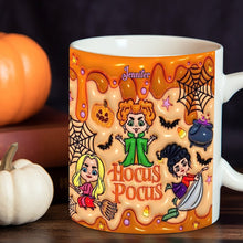 Load image into Gallery viewer, Personalized Halloween Hocus Pocus Coffee Mug – Custom Name
