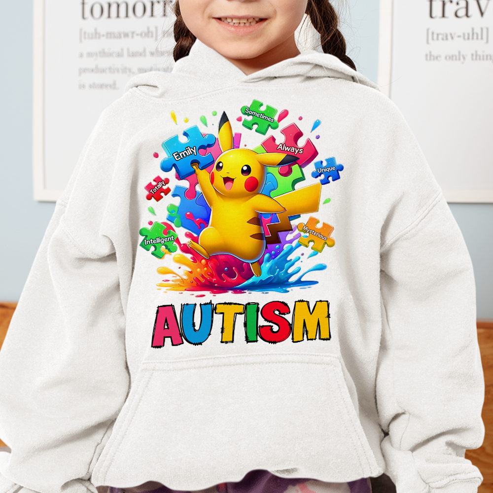 Embrace Uniqueness: Personalized Autism T-Shirt - A Special Gift for Kids Shirts PopCulturePrints