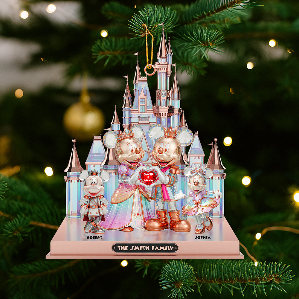 “Create Magical Memories This Christmas!” - Personalized Fantasy Family Christmas Ornament - Custom Gift for Families, Friends, and Loved Ones Ornament PopCulturePrints