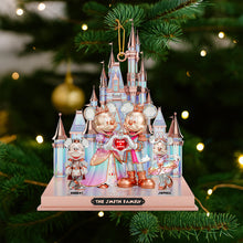 Load image into Gallery viewer, “Create Magical Memories This Christmas!” - Personalized Fantasy Family Christmas Ornament - Custom Gift for Families, Friends, and Loved Ones Ornament PopCulturePrints
