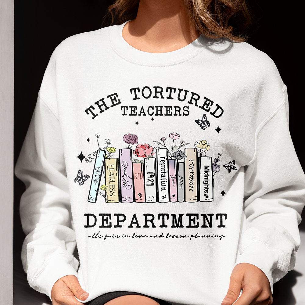 Funny Tortured Teachers Department T-Shirt - Perfect Gift for Educators