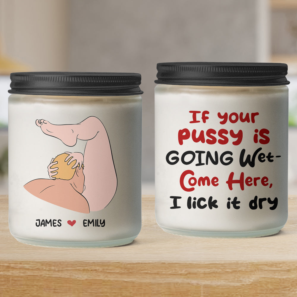 Personalized Couple Scented Candle - Playful Intimacy Scented Candle PopCulturePrints