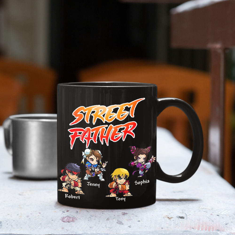 Street Fighter Tribute Personalized Coffee Mug Coffee Mug PopCulturePrints