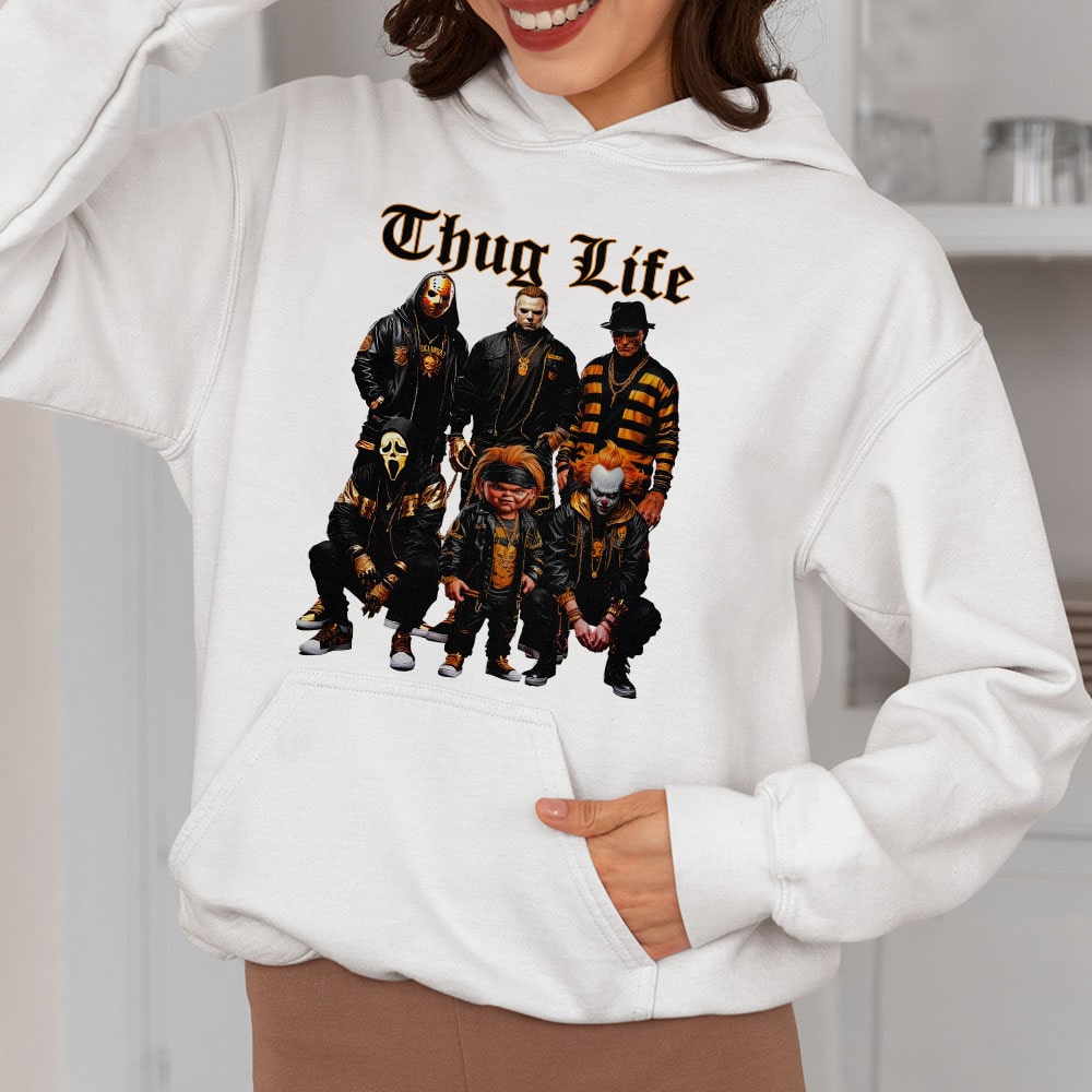 Halloween Thug Life Horror Characters Shirt for Fans