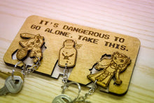 Load image into Gallery viewer, Personalized Geek Key Holder - Retro Gaming Inspiration
