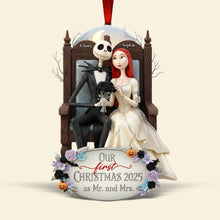 Load image into Gallery viewer, Our First Christmas 2025 Acrylic Ornament - Custom Personalized Gift for Couples Ornament PopCulturePrints
