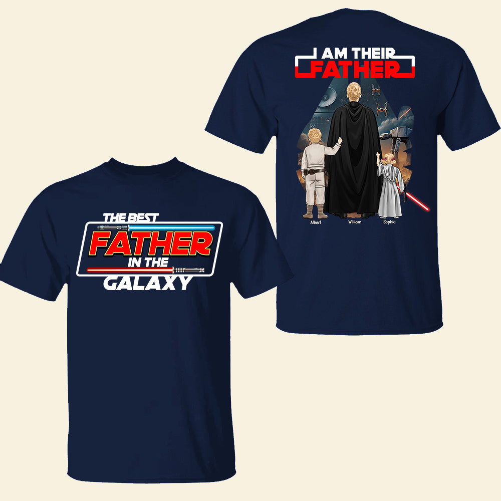 “I Am Their Father” - Personalized Dad Shirt - Custom Gifts for Fathers Shirts PopCulturePrints