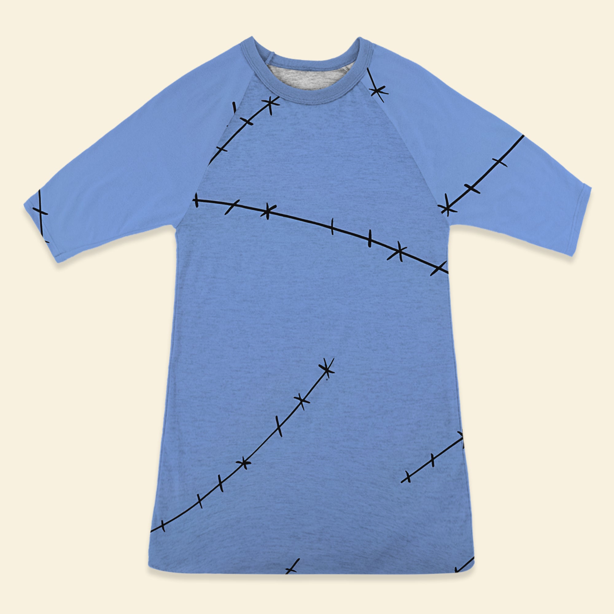 Personalized Raglan Dress for Movie Lovers AOP Products PopCulturePrints