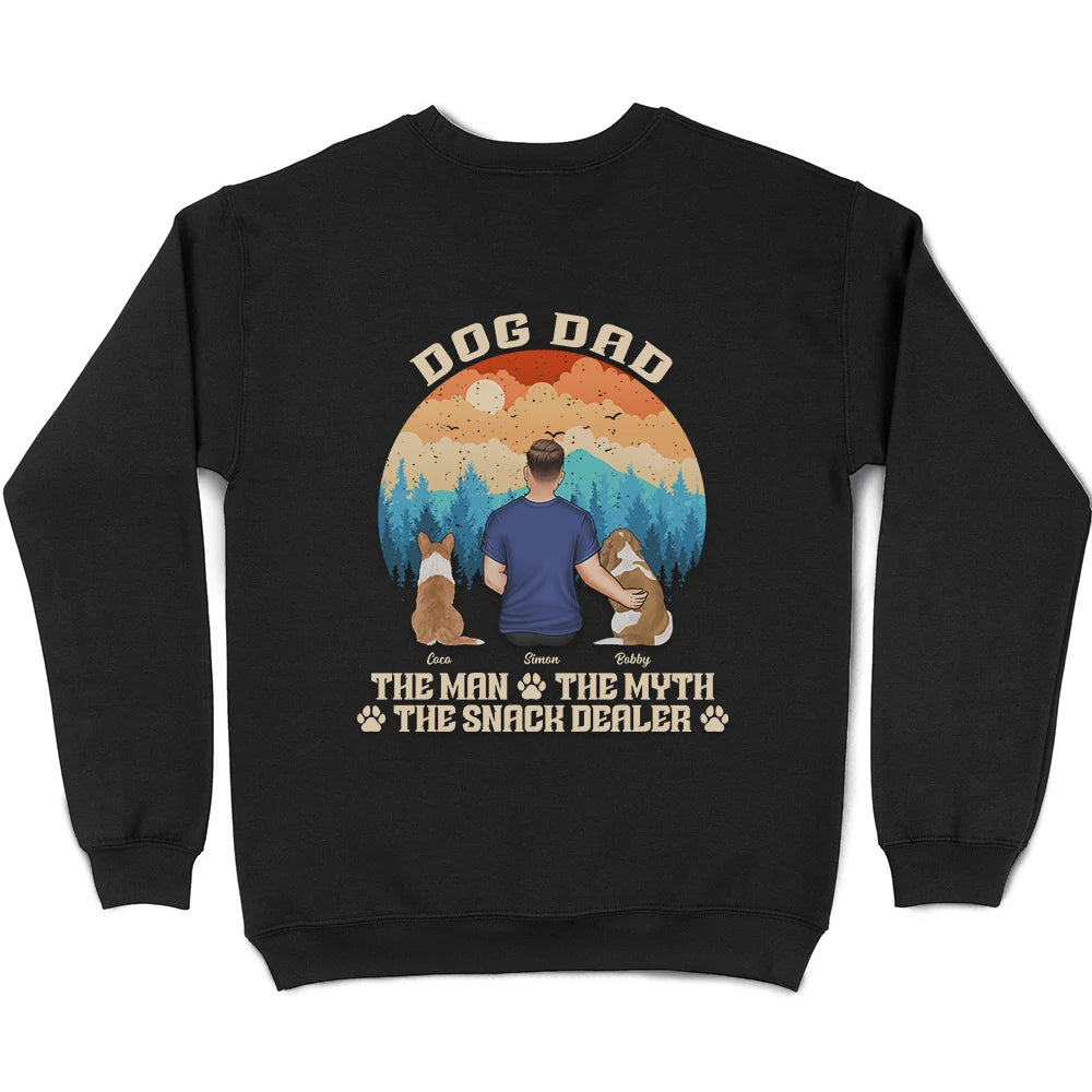 A Man And His Dogs - Personalized T-Shirt: A Bond That Can't Be Broken - Perfect Gift for Dog Lovers T-shirt PopCulturePrints