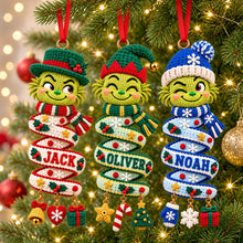 Load image into Gallery viewer, Celebrate the Season with Personalized Crochet Christmas Ornaments - Unique Gifts for Every Loved One Ornament PopCulturePrints
