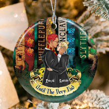 Load image into Gallery viewer, Personalized Wizard Couple Christmas Ornament - Until The Very End
