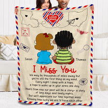 Load image into Gallery viewer, Personalized Love Mail Blanket | Unique Valentine&#39;s Day Gifts for Couples Blanket PopCulturePrints
