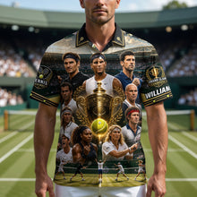 Load image into Gallery viewer, Sport Legends Hawaiian Shirt - Personalized Gift for Sports Enthusiasts
