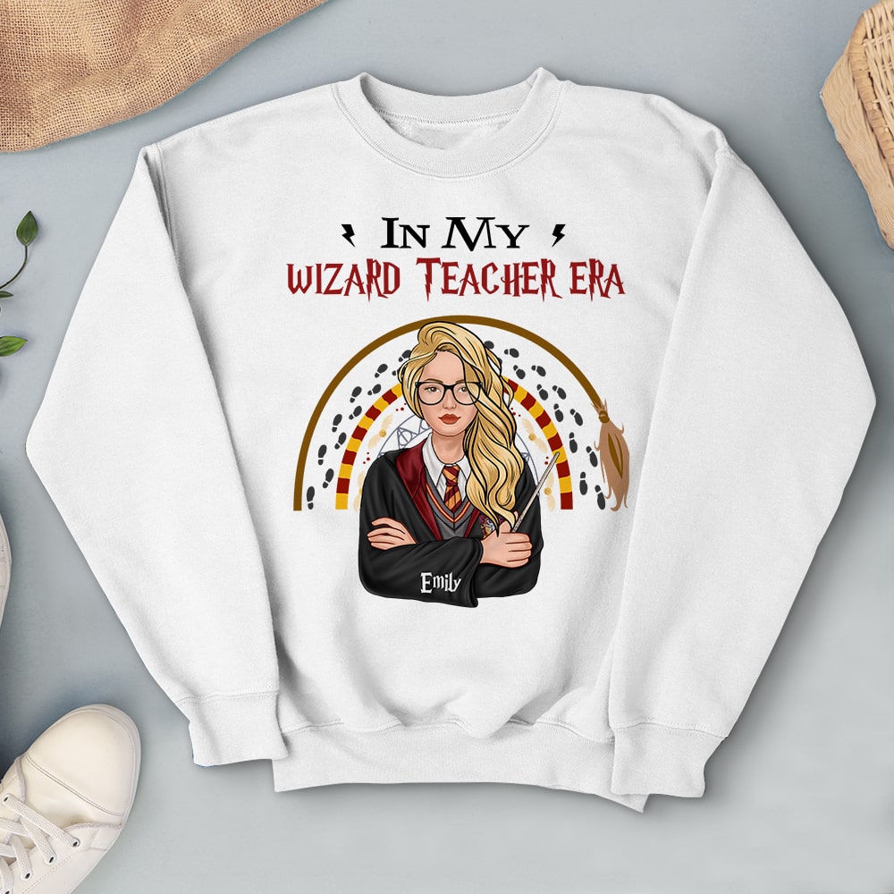 Personalized 'In My Wizard Teacher Era' T-Shirt