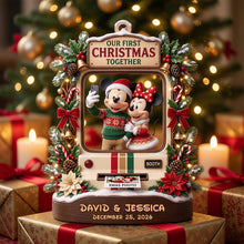 Load image into Gallery viewer, Our First Christmas Together Ornament - Personalized Gift for Couples
