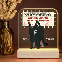 Load image into Gallery viewer, Personalized Horror Romance LED Light - Movie Fan Gift for Valentine's Day Gifts Led Night Light PopCulturePrints
