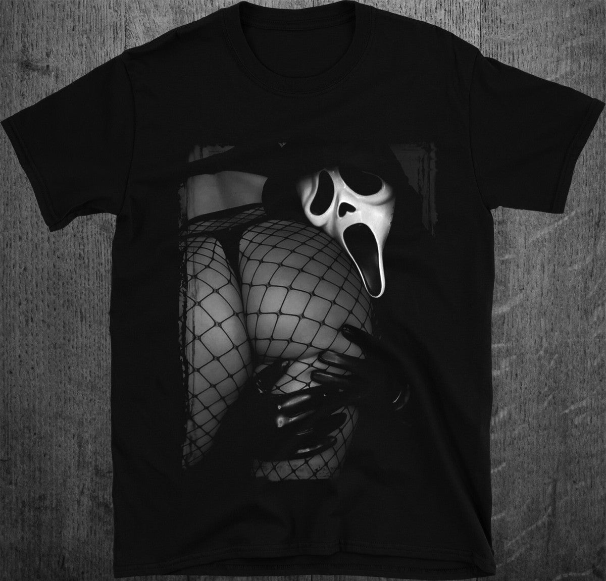 Scream Your Style: Naughty Horror Streetwear Shirt - Personalized Gift for Couples Shirts PopCulturePrints